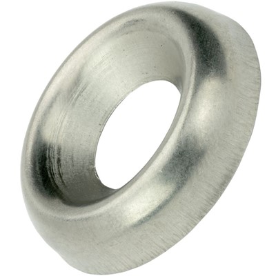 "3/8"" Countersunk Finishing Cup Washers Stainless Steel 18-8 Qty 25"