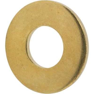 #4 Flat Washers Solid Brass Qty 100