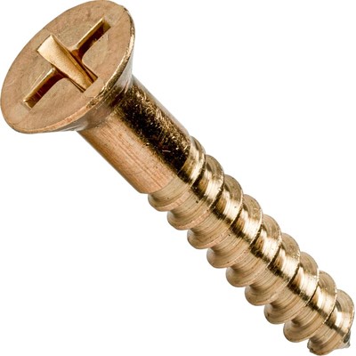 "#6 x 5/8"" Frearson Flat Head Wood Screws Silicon Bronze Qty 50"