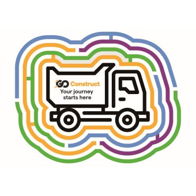 Go Construct New Entrant Postcard