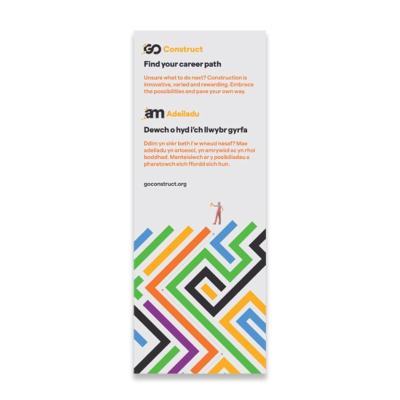 Go Construct "Find your Career Path" Roller Banner