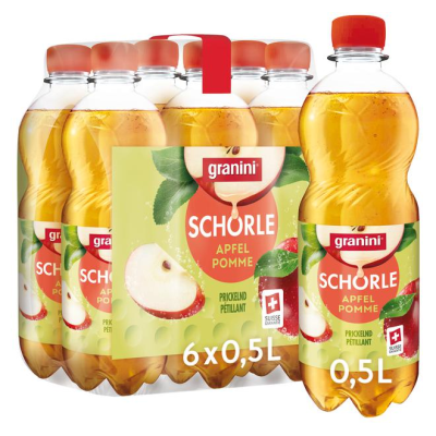 granini Apfelschorle PET, 4x6x50 cl