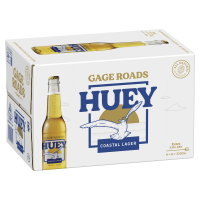 Huey Coastal Lager Btl 330ml