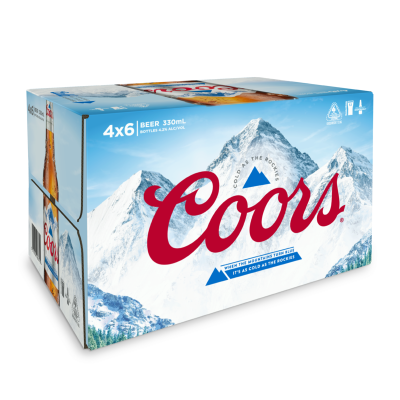 BTL - Coors Lager - 4.2% - 4x6x330ml