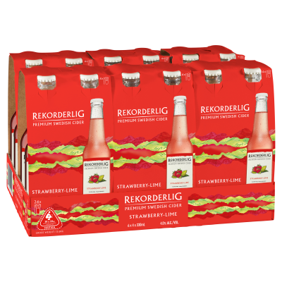 BTL - Rekorderlig Cider Strawberry & Lime - 4.0% - 6x4x330ml