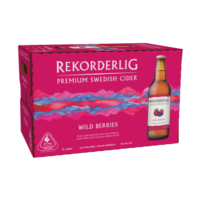 BTL - Rekorderlig Cider Wild Berries - 4.0% - 15x500ml