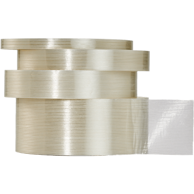 3/8" REINFORCED FILAMENT TAPE (9MM X 55M X 96 ROLLS)        